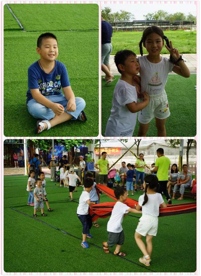大汗淋漓的臉上，是比夏日的陽光還要燦爛的笑容